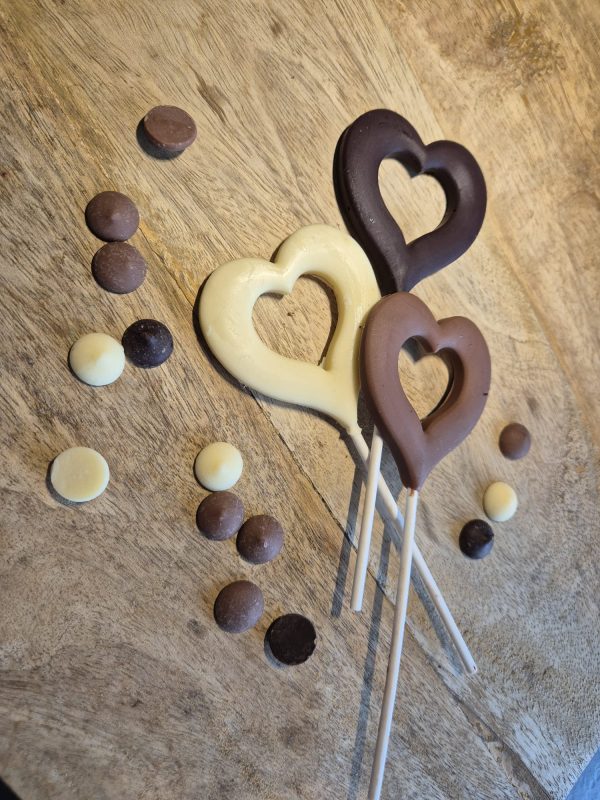 Chocolade lolly hart