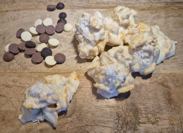 Krokante kokos rotjes