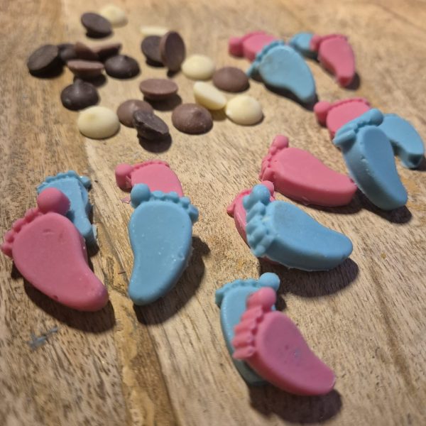 Chocolade babyvoetjes