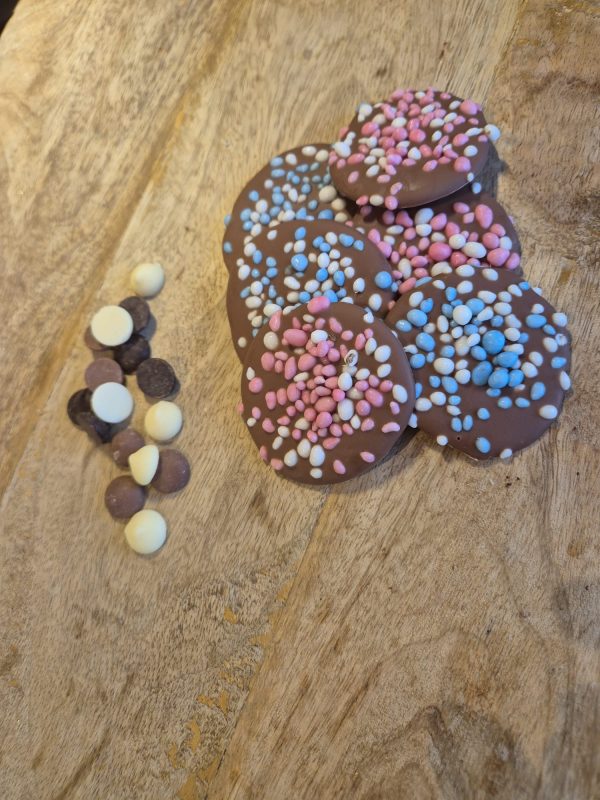 Chocolade plaatje baby